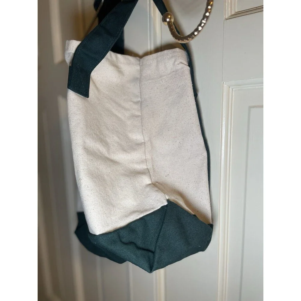 Vintage 1996 Atlanta Centennial Olympic Canvas Tote Bag Green GUC Clean